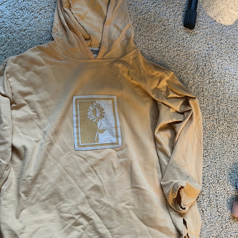 Yellow sunflower hoodie
